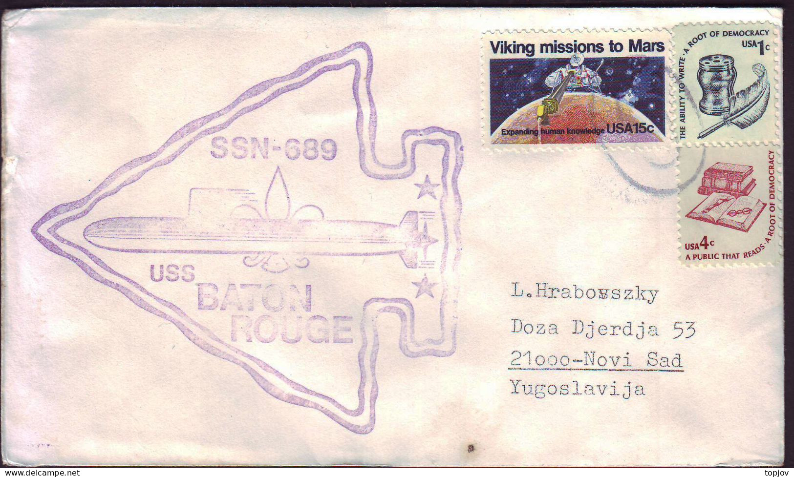 USA - US NAVY  USS BATON  ROUGE  SSN-689 - 1980 - U-Boote