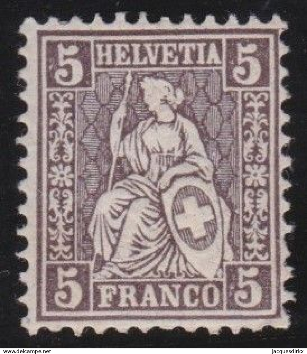 Suisse   .  Yvert  .    35   .       *        .    Neuf Avec Gomme - Unused Stamps