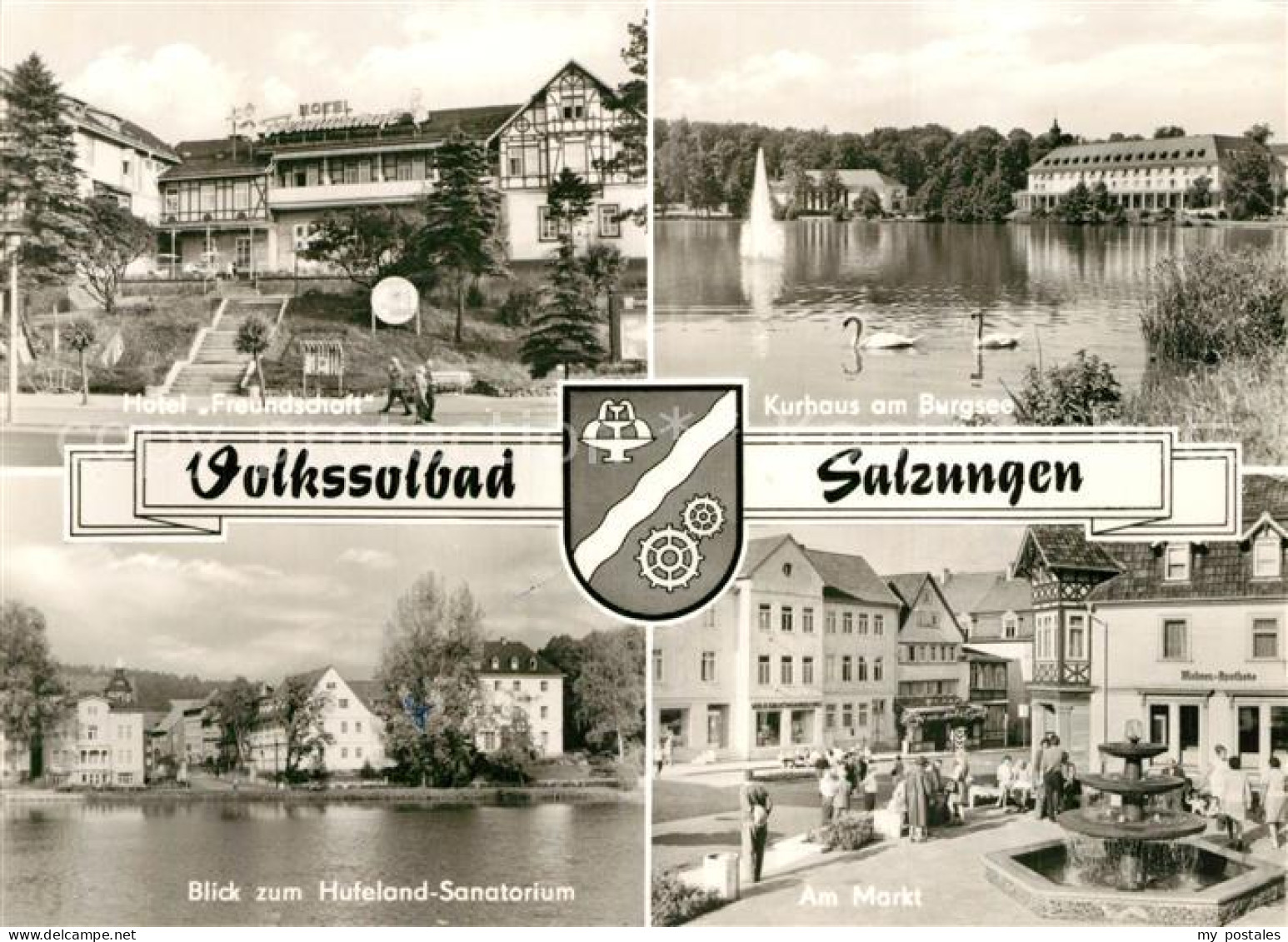 73574128 Bad Salzungen Hotel Freundschaft Kurhaus Am Burgsee Hufeland Sanatorium - Bad Salzungen