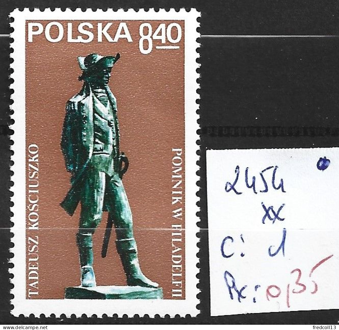 POLOGNE 2454 ** Côte 1 € - Ungebraucht