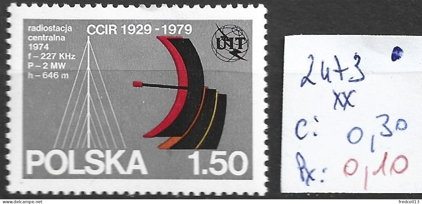 POLOGNE 2473 ** Côte 0.30 € - Unused Stamps