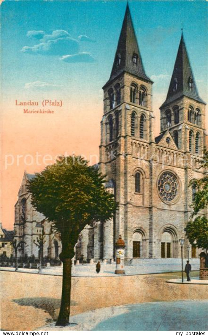 73532798 Landau Pfalz Marienkirche Landau Pfalz - Landau