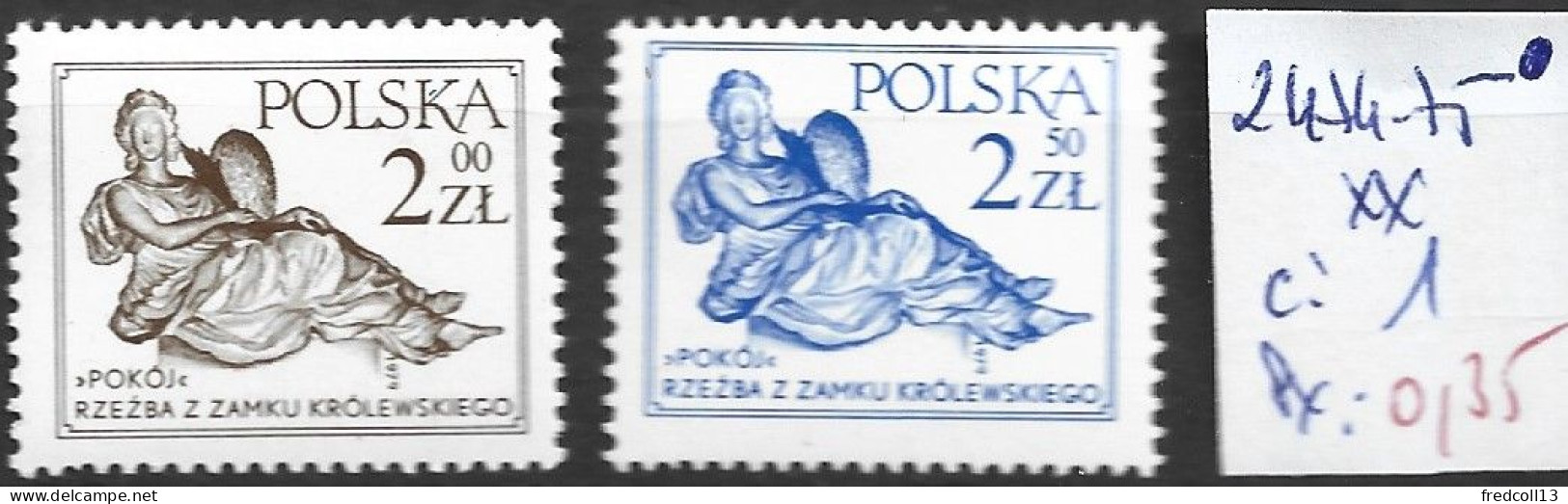 POLOGNE 2474-75 ** Côte 1 € - Unused Stamps