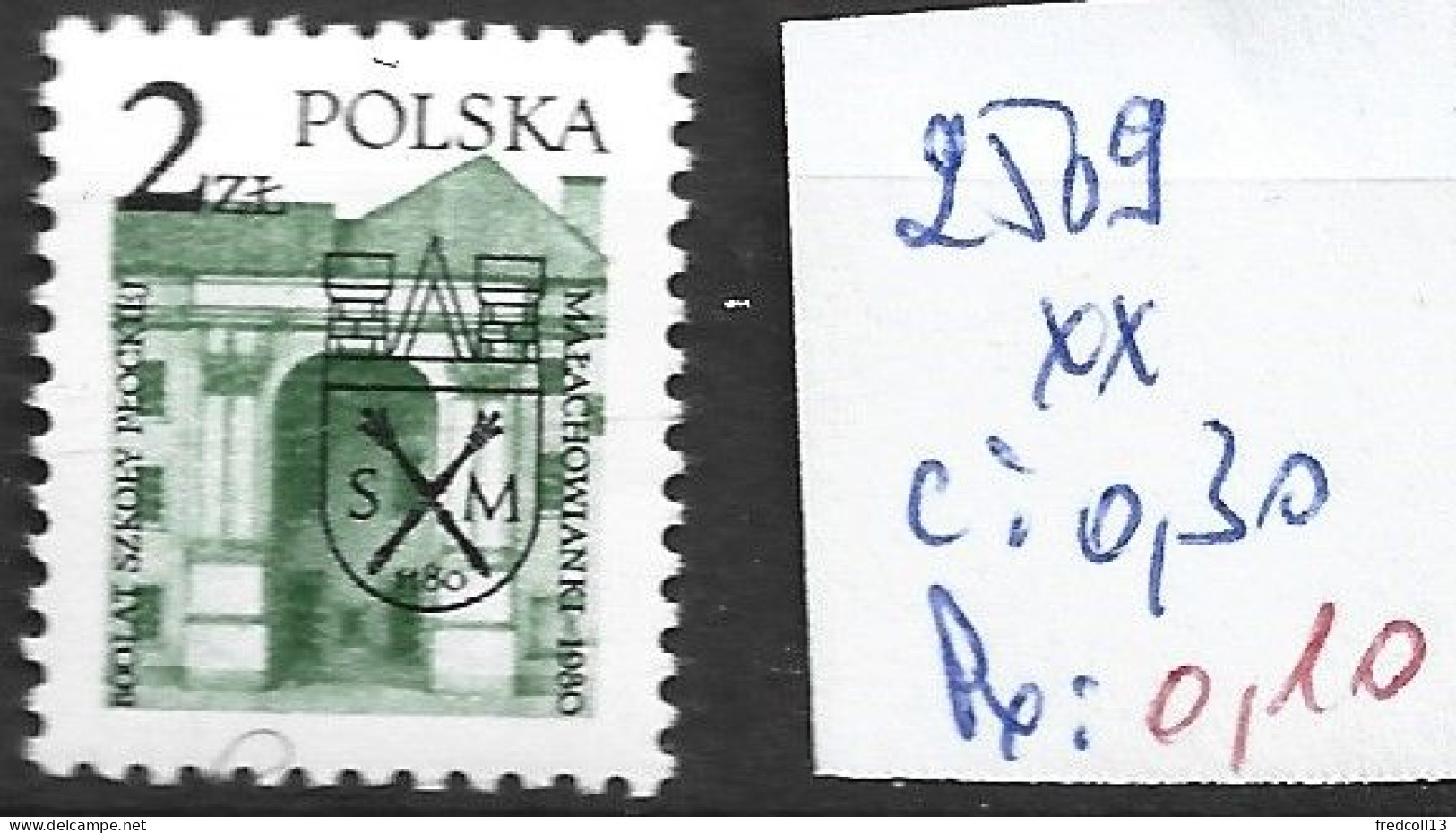 POLOGNE 2509 ** Côte 0.30 € - Unused Stamps