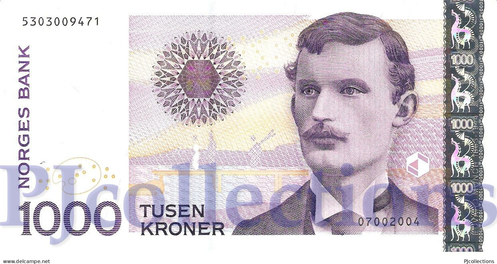 NORWAY 1000 KRONER 2004 PICK 52b UNC - Norvège