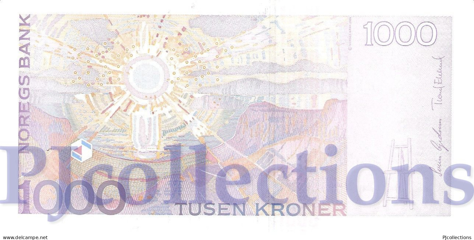 NORWAY 1000 KRONER 2004 PICK 52b UNC - Noruega