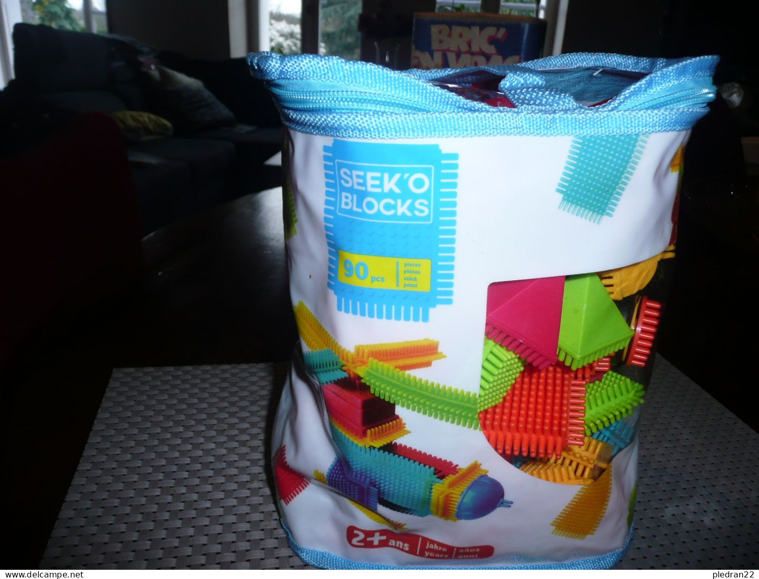 JEU DE CONSTRUCTION SEEK'O BLOCKS SAC ORIGINAL AVEC 90 PIECES - Andere & Zonder Classificatie