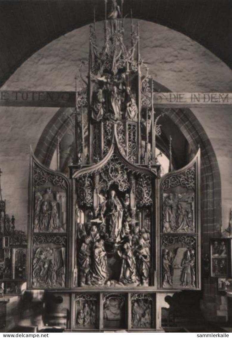 36233 - Creglingen - Herrgottskirche, Marienaltar - Ca. 1955 - Tauberbischofsheim