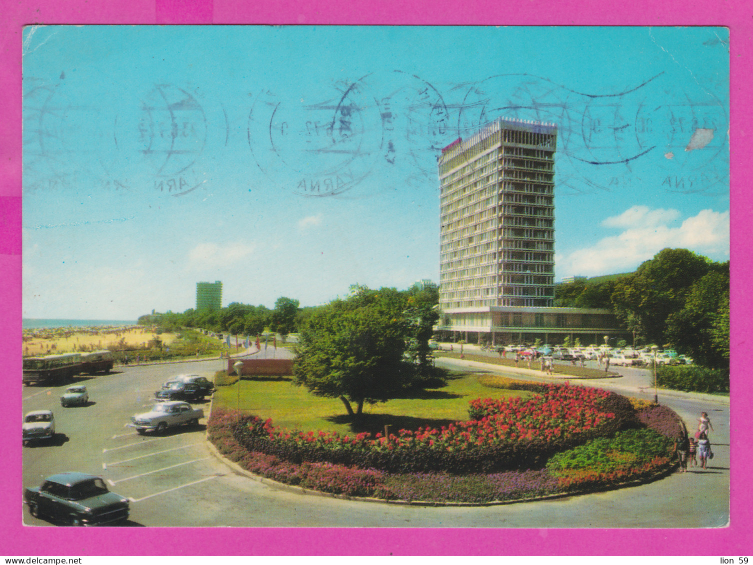 309657 / Bulgaria - Golden Sands (Varna) Hotel "International" PC 1972 USED - 2 St Christina Morfova Opera Soprano - Briefe U. Dokumente