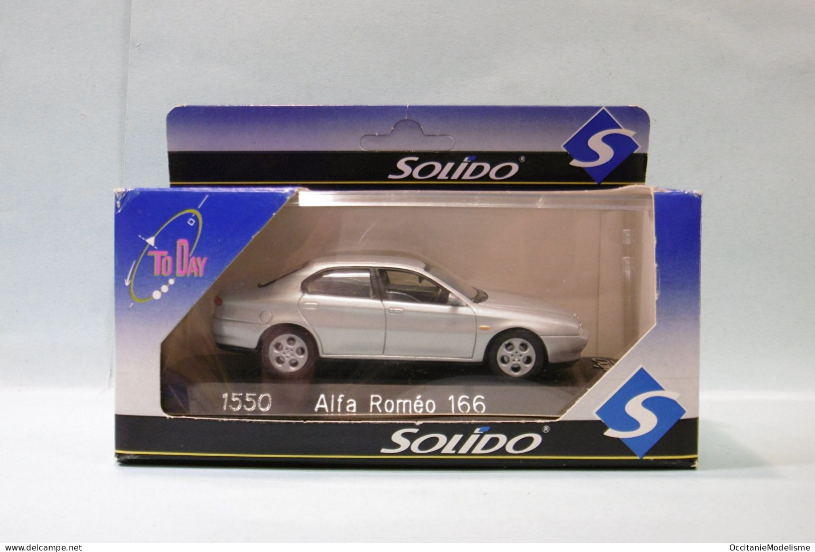 Solido - ALFA ROMEO 166 Gris Métallisé Réf. 1550 BO 1/43 - Solido