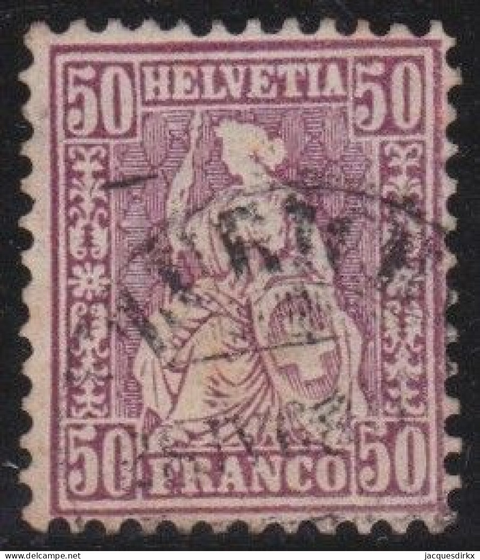 Suisse   .  Yvert  .    48  (2 Scans)    .       O        .    Oblitéré - Used Stamps