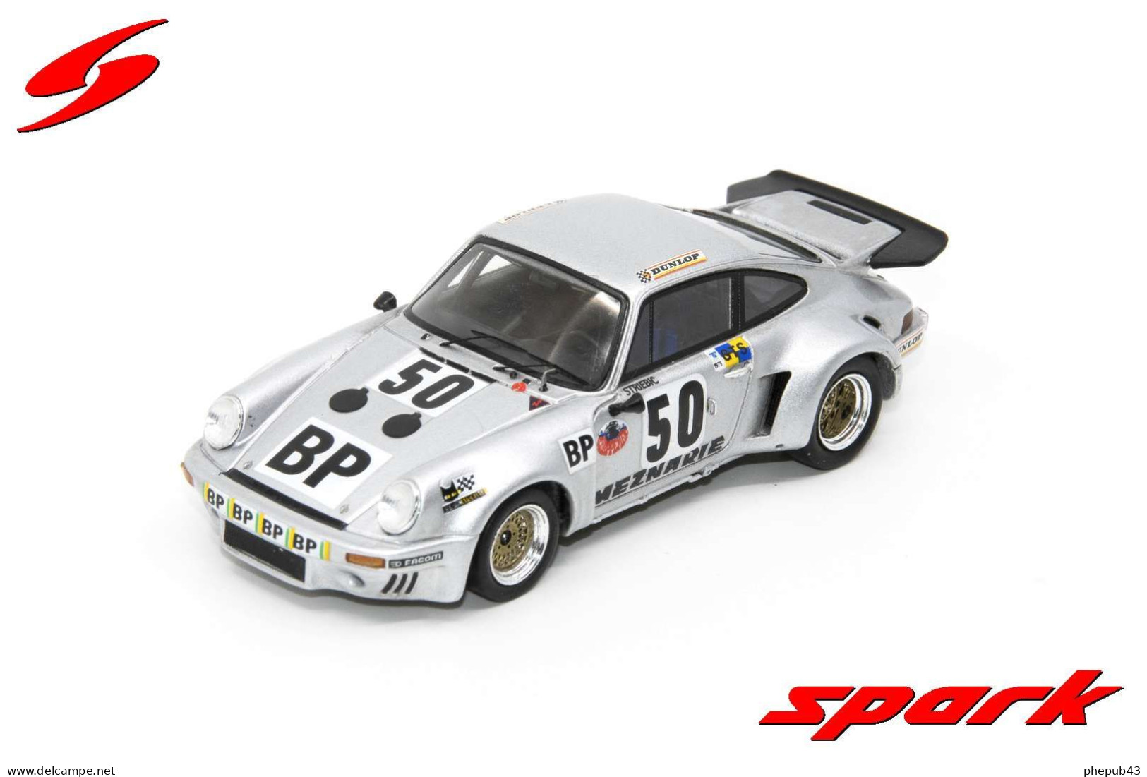 Porsche 911 RSR 3.0 - 28th 24h Le Mans 1975 #50 - H. Striebig/P. Mauroy/H. Kirschoffer - Spark - Spark