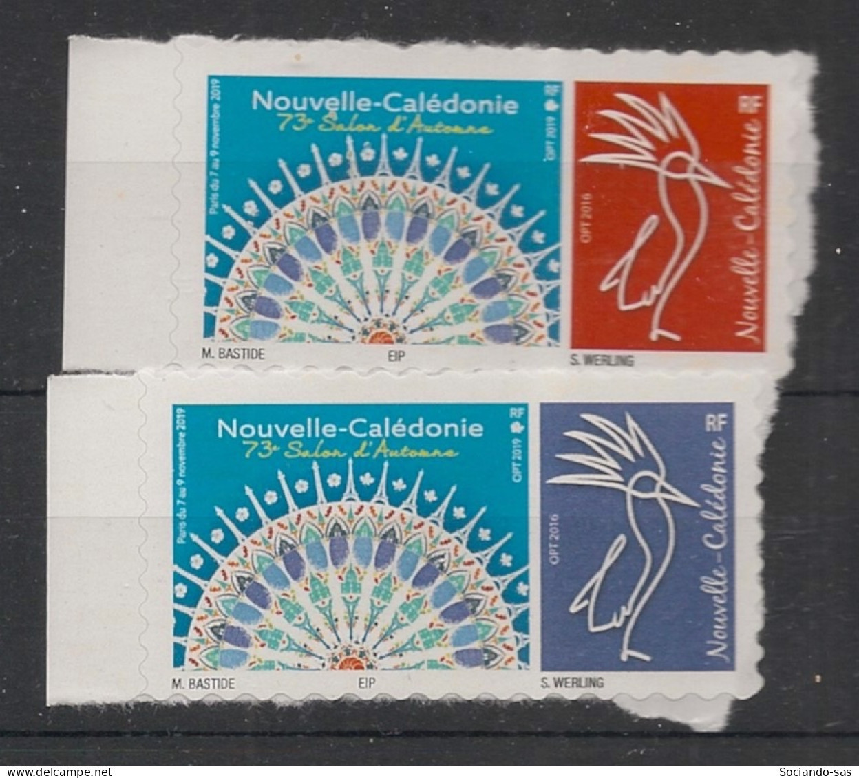 NOUVELLE-CALEDONIE - 2019 - N°YT. 1381 à 1382 - Salon Paris - Neuf Luxe ** / MNH / Postfrisch - Neufs