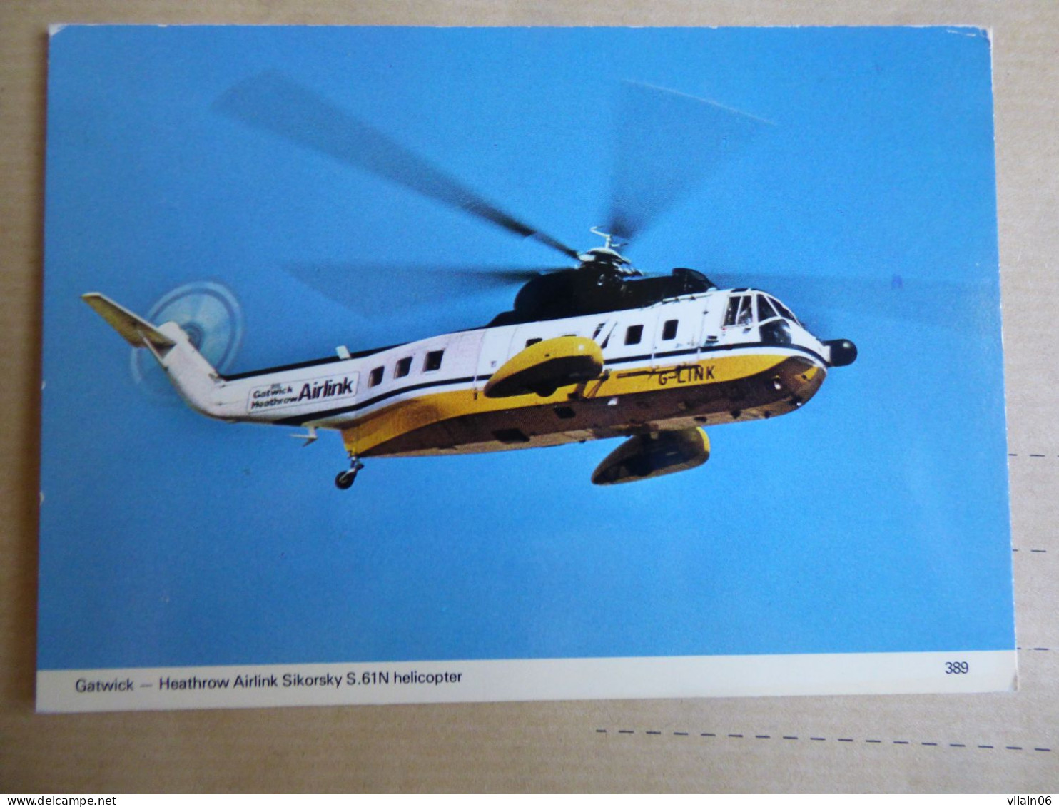 SIKORSKY S-61N  HEATHROW AIRLINK    G-LINK - Hélicoptères