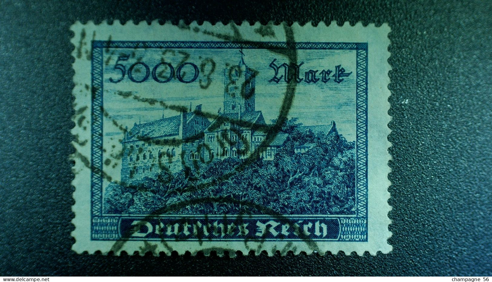 1923 N° 249 CHATEAU DE WARTBURG OBLIT 23 .8.23 - 1922-1923 Lokalausgaben