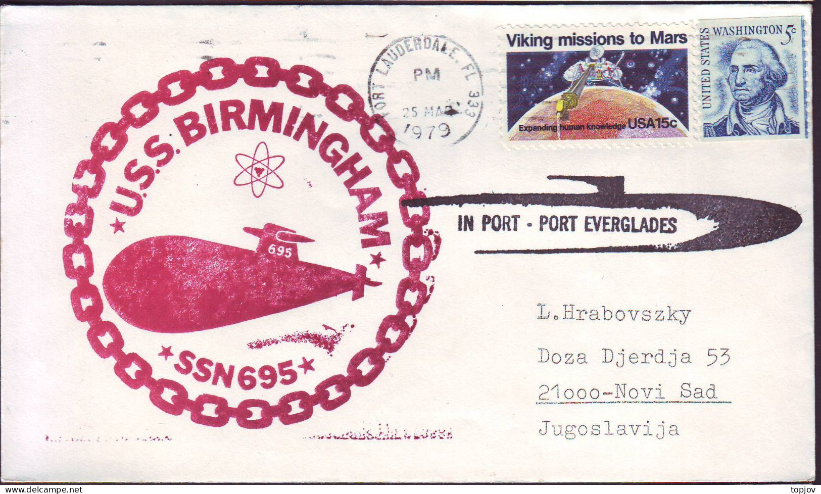 USA - US NAVY  USS BIRMINGHAM  SSN695 - ATOMIC SUBMAR. - 1979 - Duikboten