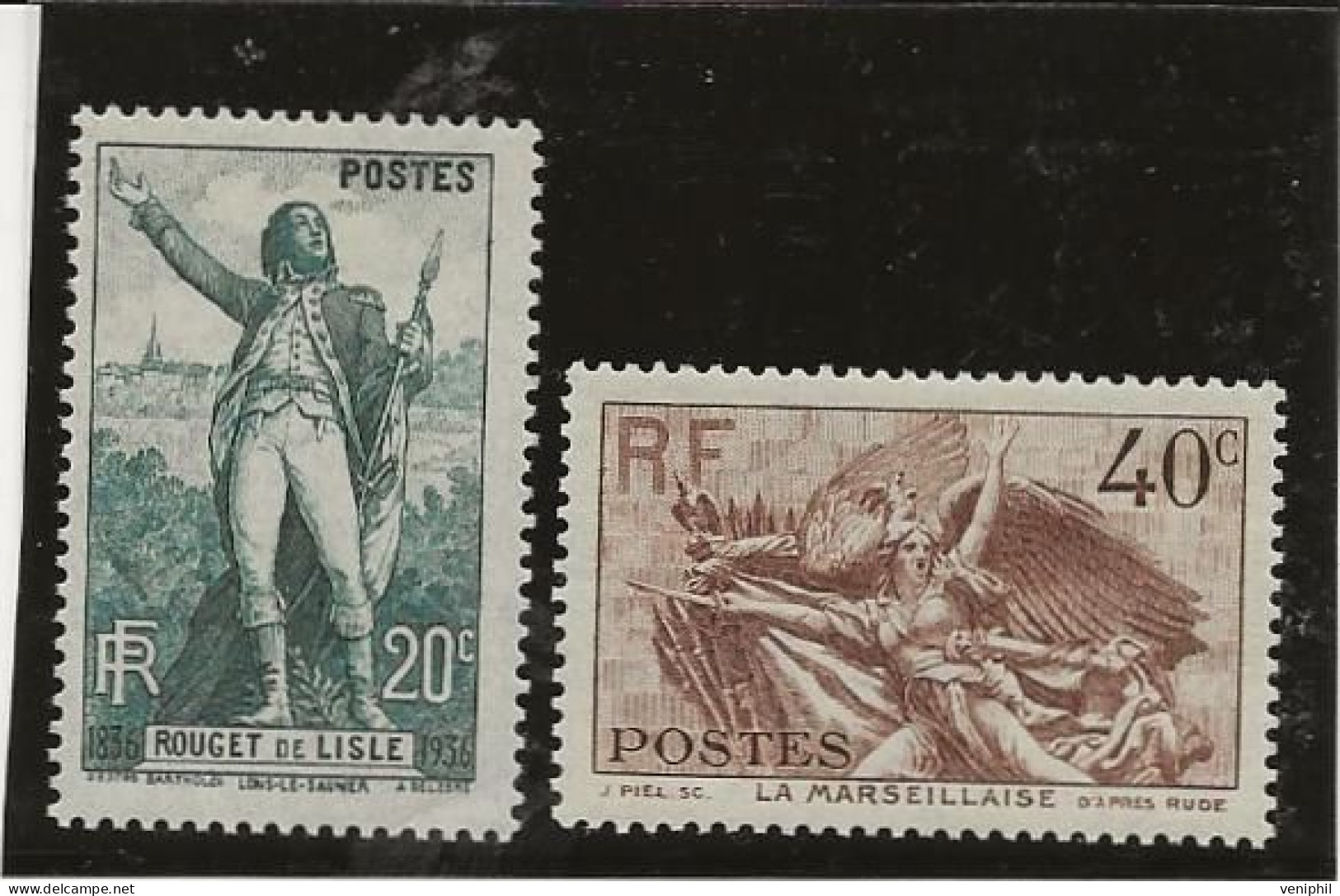 TIMBRES N° 314-315  NEUF SANS CHARNIERE - ANNEE 1936 - COTE : 20 € - Nuovi
