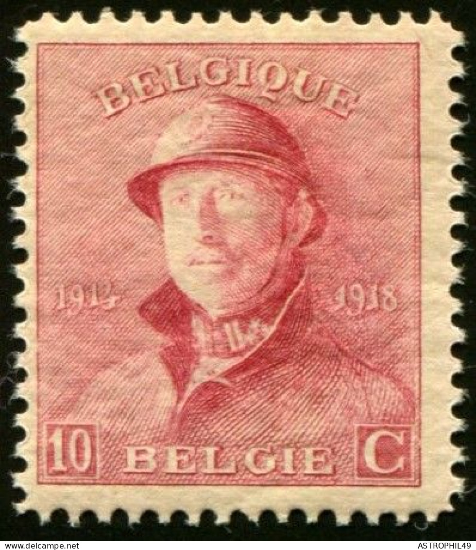 12919165 BE Roi Albert I, Roi casqué, cob165 + 168 + 177