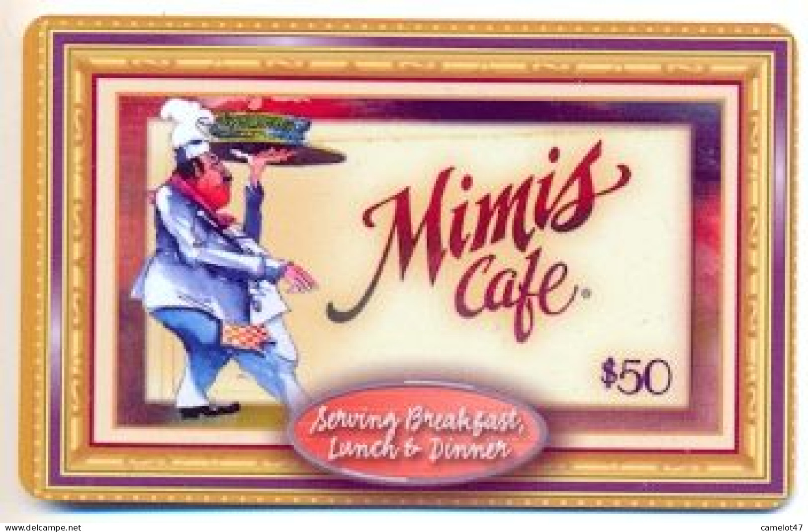 Mimis Cafe, U.S.A., Carte Cadeau Pour Collection, Sans Valeur, # Mimis-4 - Treuekarten