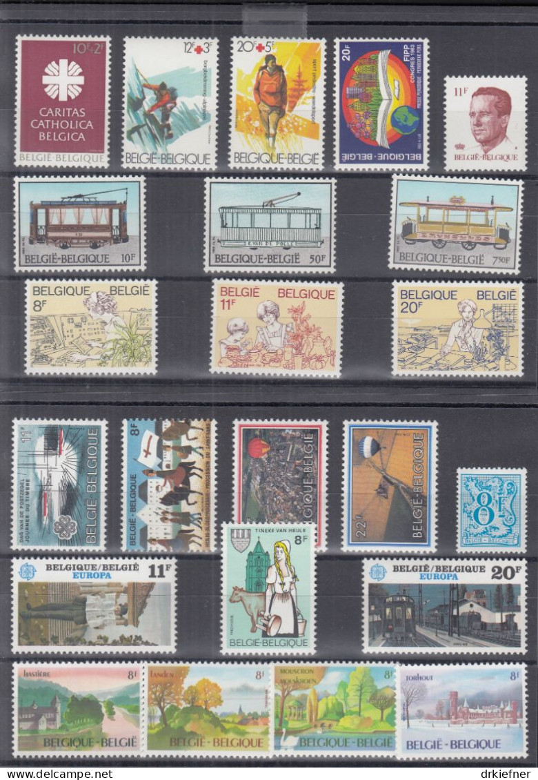 BELGIEN  Jahrgang 1983, Postfrisch **, 2130-2163, Komplett - Jahressätze