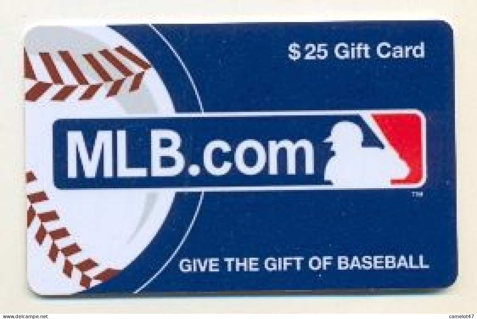 MLB.com, U.S.A.,, Carte Cadeau Pour Collection, Sans Valeur, # Mlb-1 - Gift And Loyalty Cards