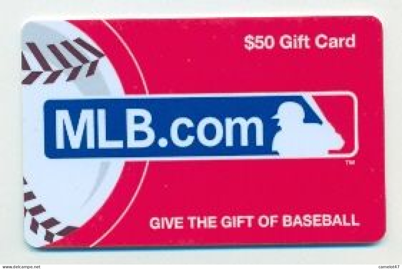 MLB.com, U.S.A.,, Carte Cadeau Pour Collection, Sans Valeur, # Mlb-2 - Gift And Loyalty Cards