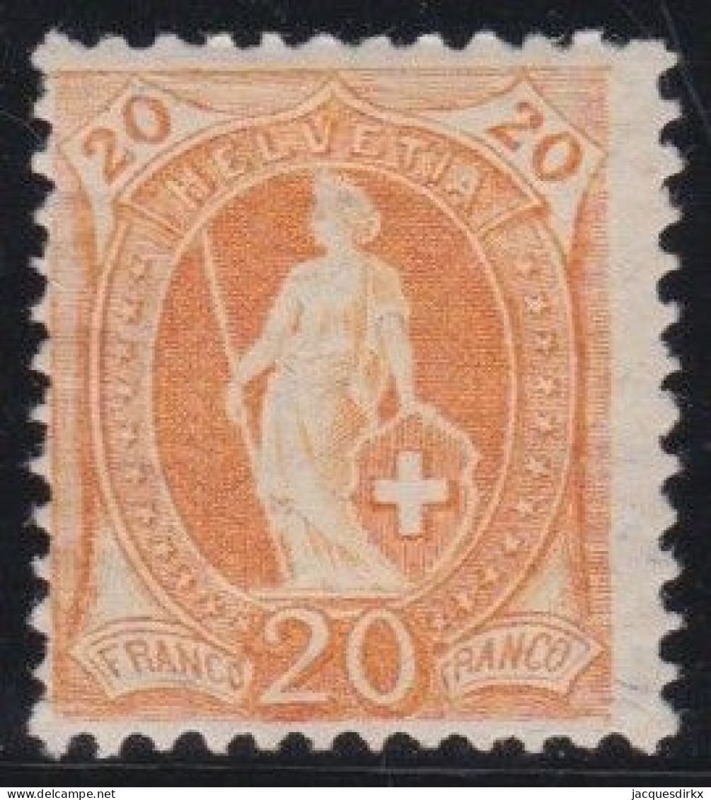 Suisse   .  Yvert  .    71     .       *        .    Neuf Avec Gomme - Unused Stamps