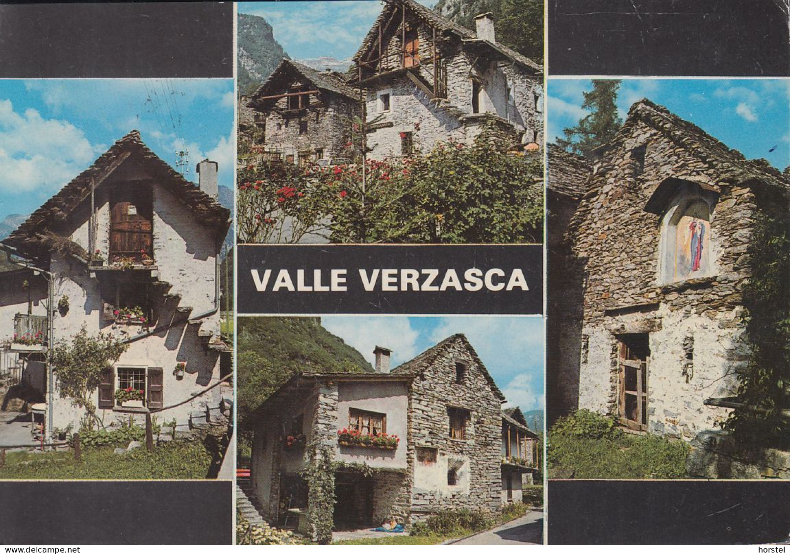 Schweiz - 6633 Lavertezzo - Tessin - Valle Verzasca - Old Cottages - Nice Stamp "Fahrrad" - Lavertezzo 