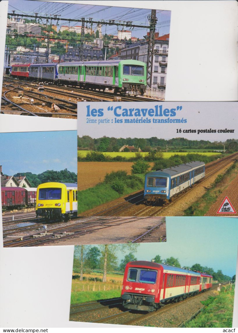 871 cartes postales ferroviaires ACACF -