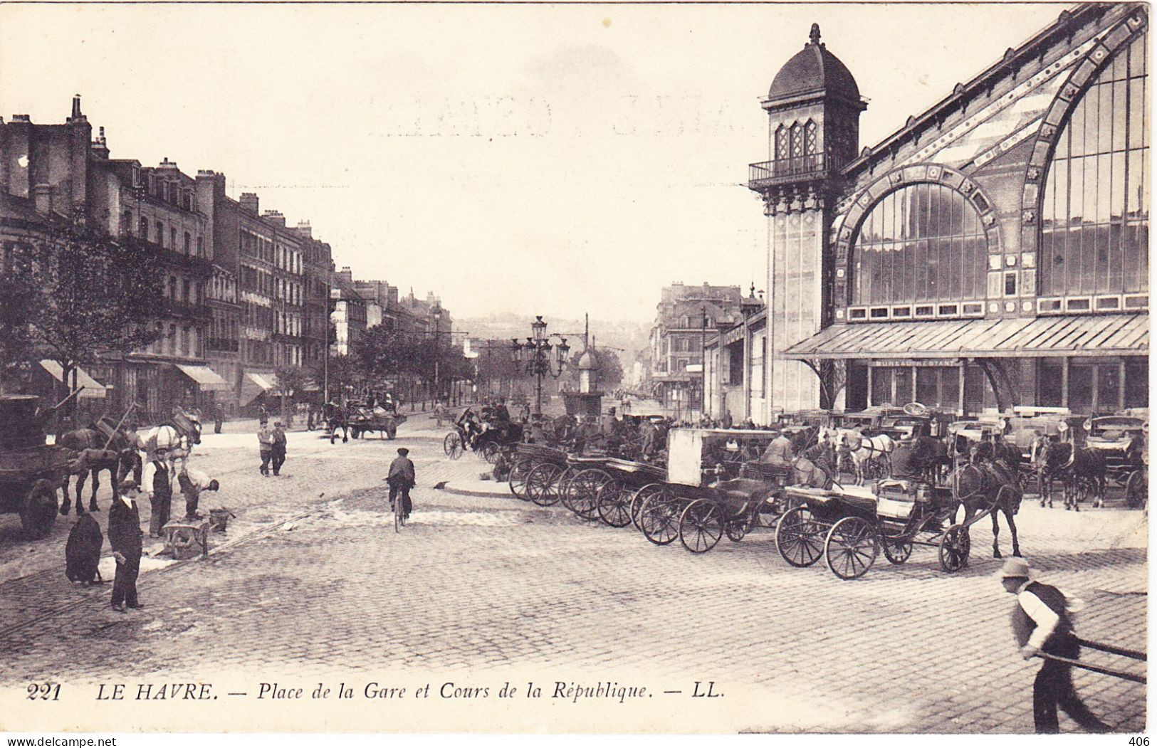 Le Havre - Place De La Gare Et Cours De La République - Stazioni