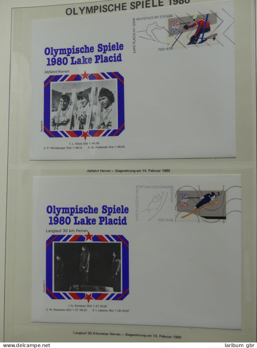 Motiv Sport Olympische Spiele 1980 im Vordruck #LY517