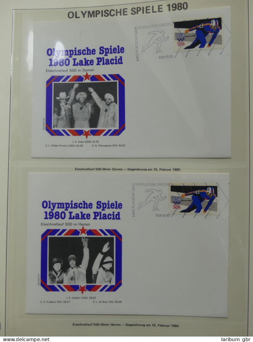 Motiv Sport Olympische Spiele 1980 im Vordruck #LY517