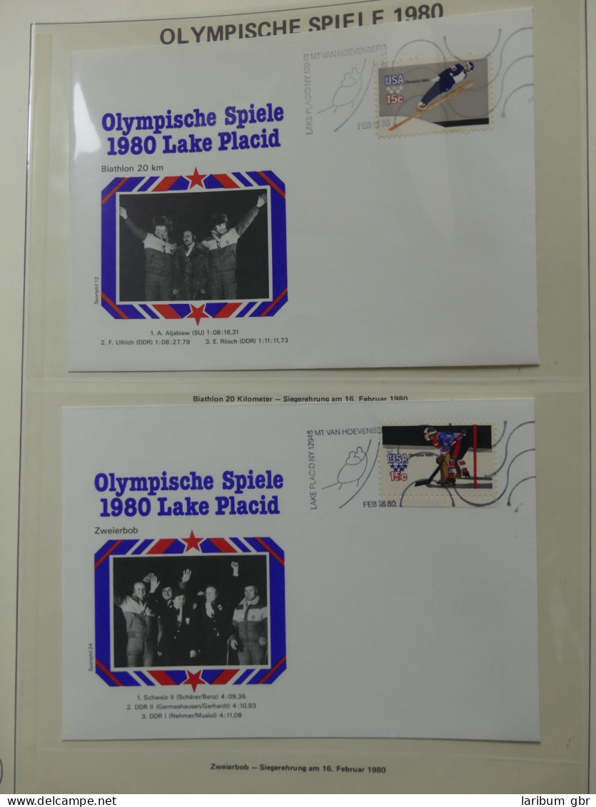 Motiv Sport Olympische Spiele 1980 im Vordruck #LY517