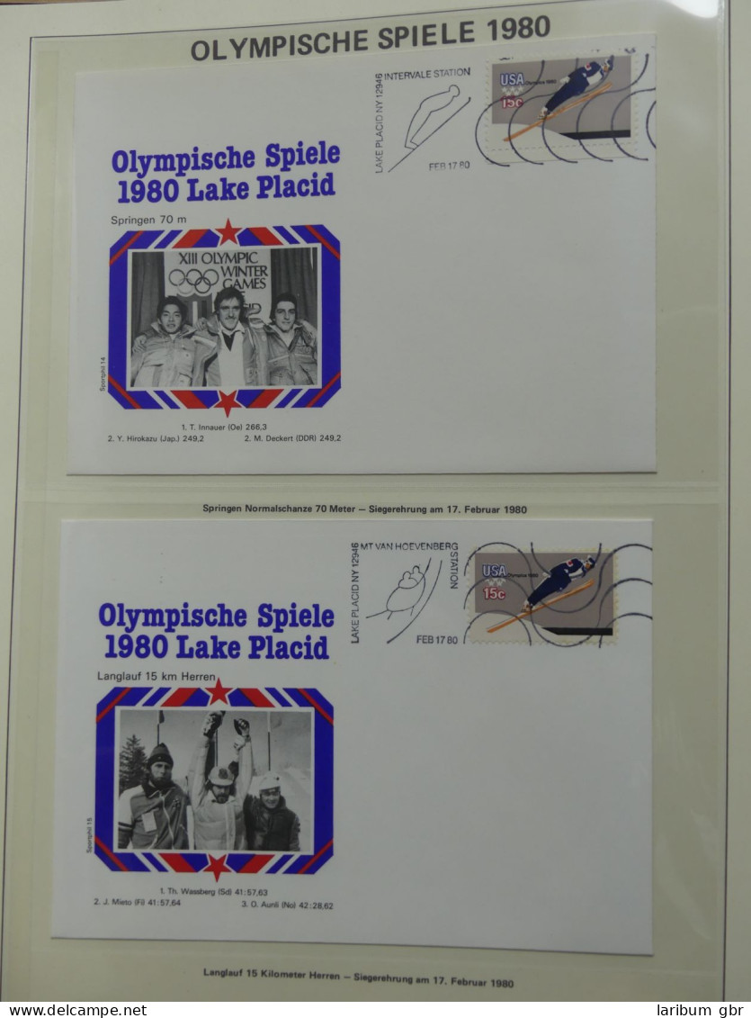 Motiv Sport Olympische Spiele 1980 im Vordruck #LY517