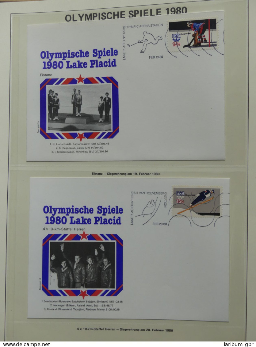 Motiv Sport Olympische Spiele 1980 im Vordruck #LY517