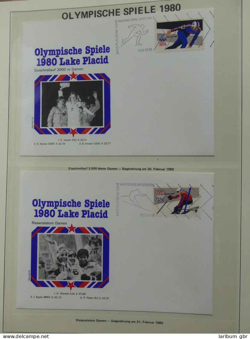 Motiv Sport Olympische Spiele 1980 im Vordruck #LY517