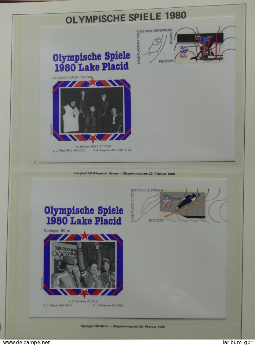 Motiv Sport Olympische Spiele 1980 im Vordruck #LY517