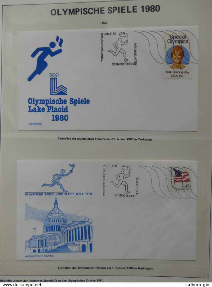 Motiv Sport Olympische Spiele 1980 im Vordruck #LY517