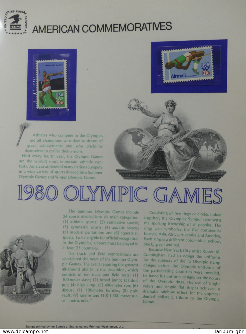 Motiv Sport Olympische Spiele 1980 im Vordruck #LY517