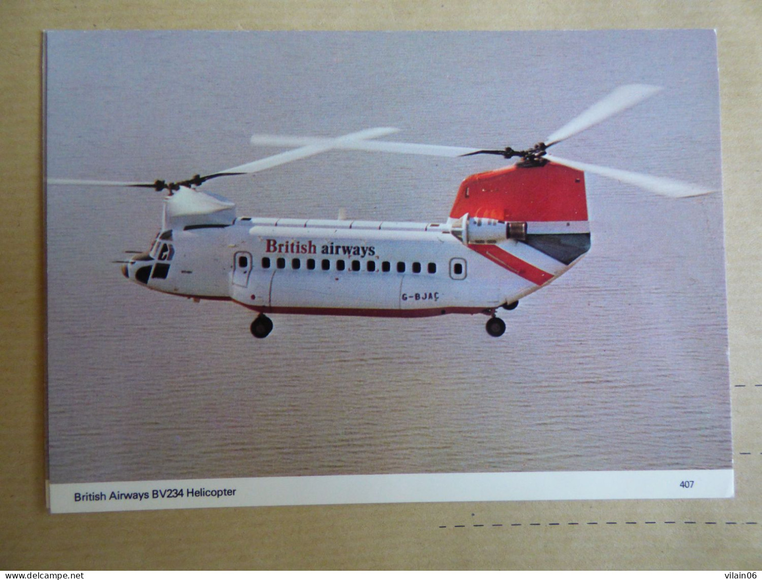 CHINOOK    BRITISH AIRWAYS  G-BJAC - Helicopters