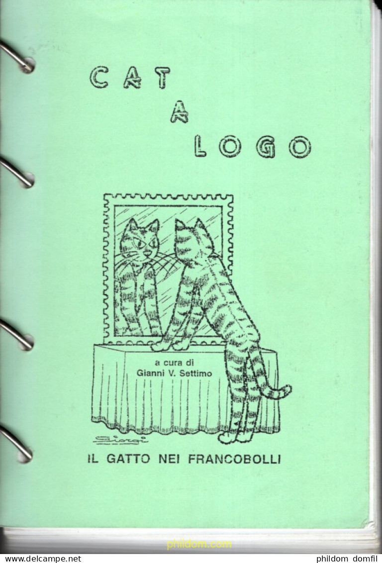 Catalogo Il Gatto Nei Francobolli 1998 - Motivkataloge