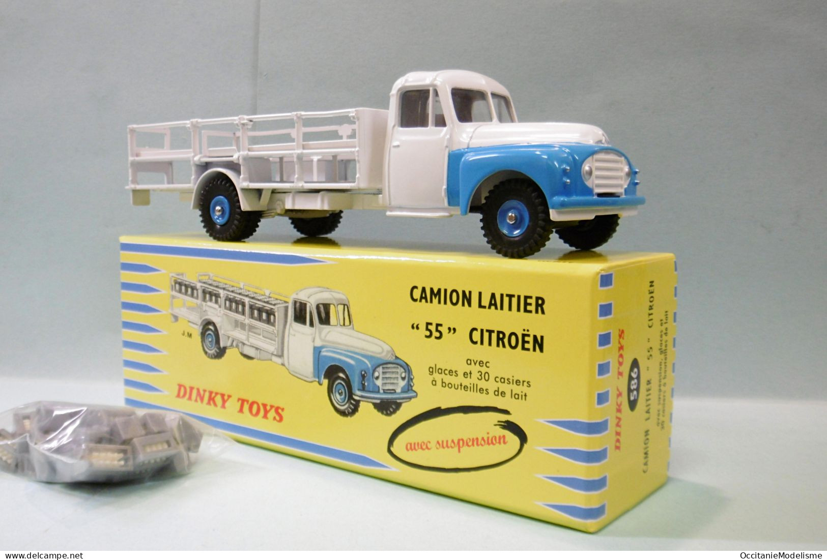 Dinky Toys / Atlas - CAMION Laitier Citroën Type 55 Réf. 586 Neuf NBO - Dinky