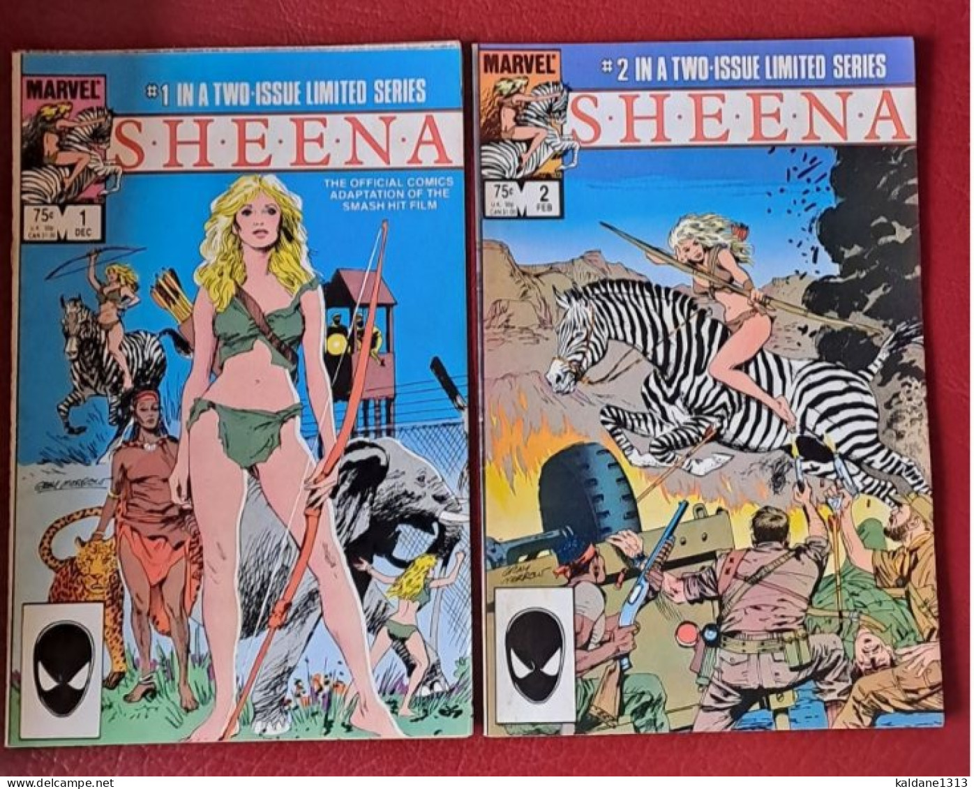 Sheena 1 Et 2  De Chez Marvel 1984  En Anglais Très Bon état Tarzan - DC