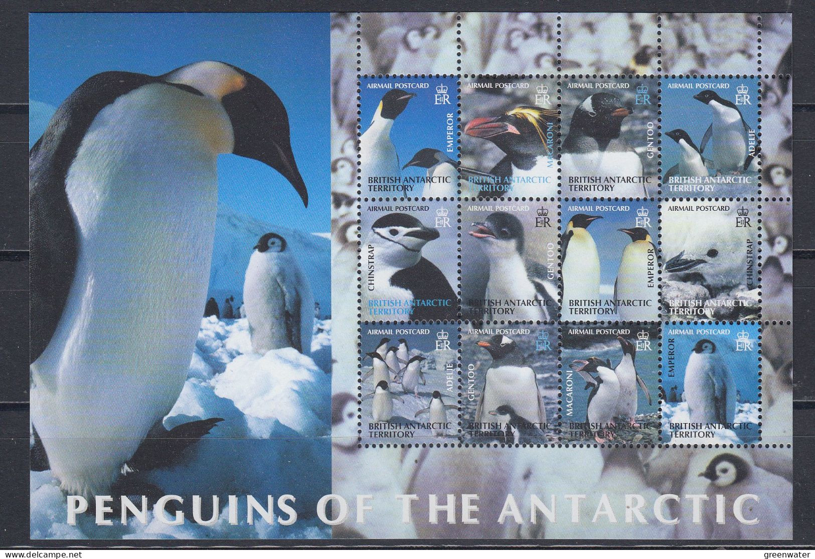 British Antarctic Territory (BAT) 2003 Penguins Of The Antarctic M/s ** Mnh (ZO155) - Ungebraucht