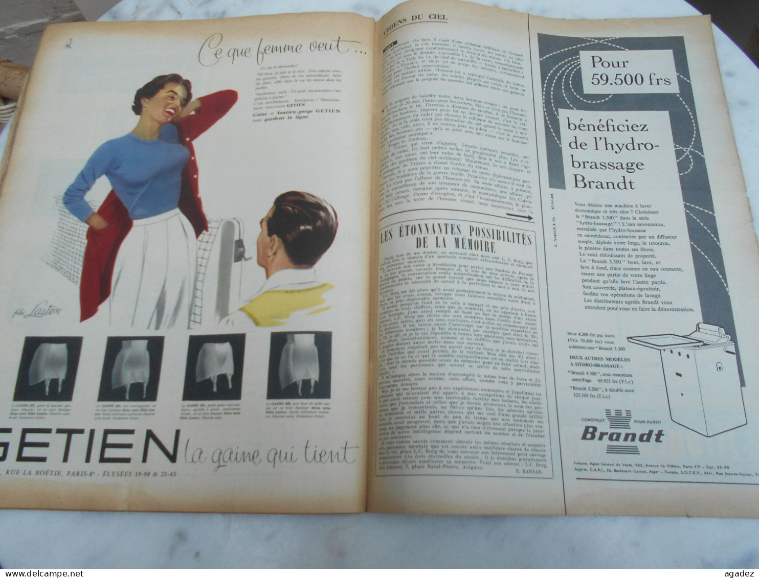 Ancien Paris Match N° 420 1957  Elisabeth Et Philip En France Françoise Sagan - Informations Générales