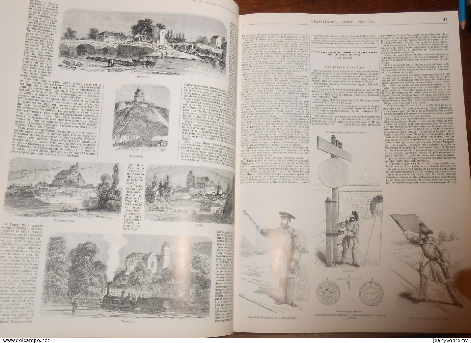 Les Chemins De Fer. Les Grands Dossiers De L'Illustration. Histoire D'un Siècle. 1843-1944. 1987. - Bahnwesen & Tramways