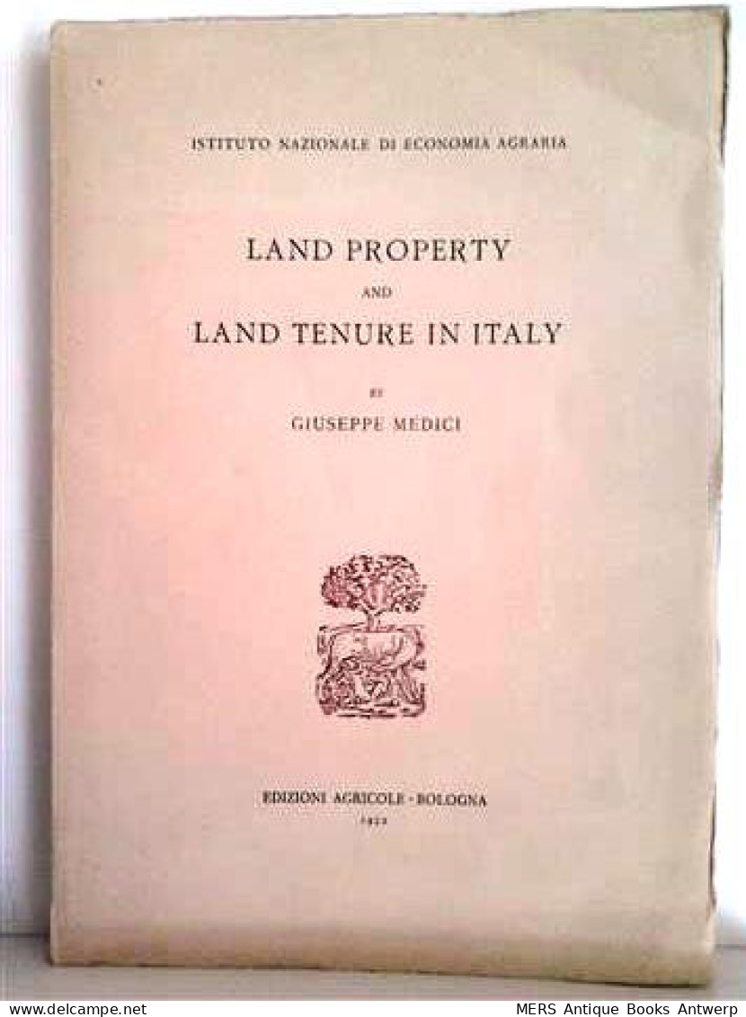 Land Property And Land Tenure In Italy - Altri & Non Classificati