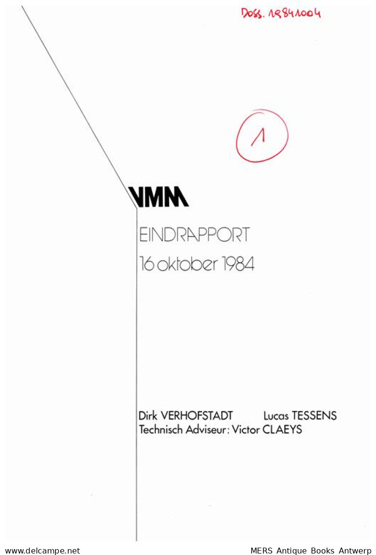 Vlaamse Media Maatschappij Eindrapport 16 Oktober 1984 (VMM) - Cinéma & Télévision