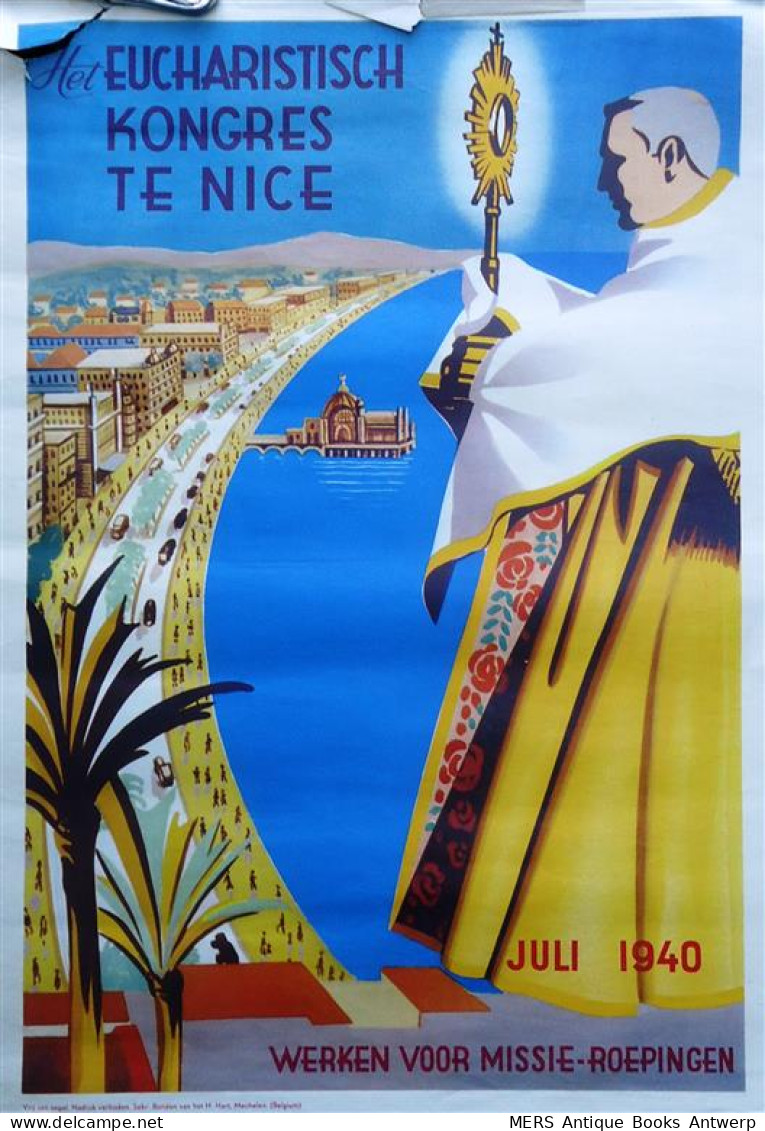 AFFICHE: Juli 1940: Het Eucharistisch Kongres Te Nice - Sonstige & Ohne Zuordnung