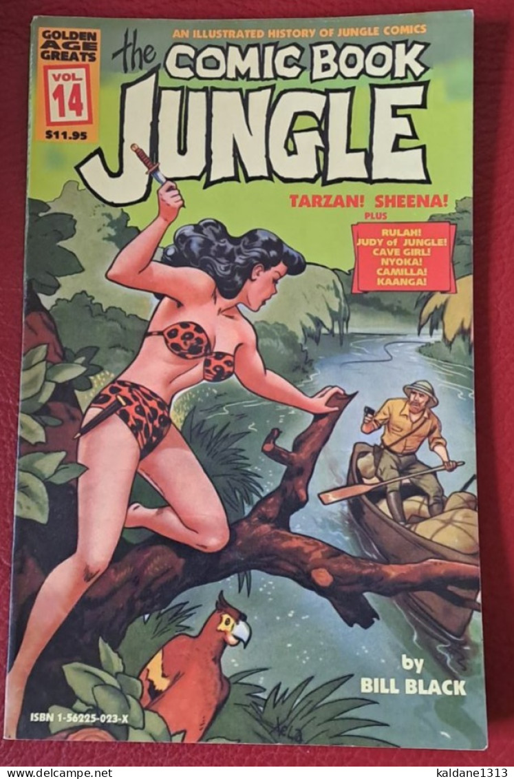 The Comic Book Jungle Golden Age N° 14l 1999  En Anglais Très Bon état Tarzan Sheena Nyoka 110 Pages - DC